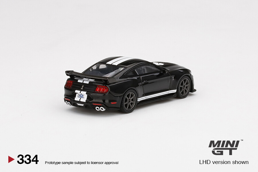 Mini GT Ford Mustang Shelby GT500 Shadow Black 1:64 Scale