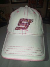 Embroidered NASCAR Pink & White Number #9 Cap