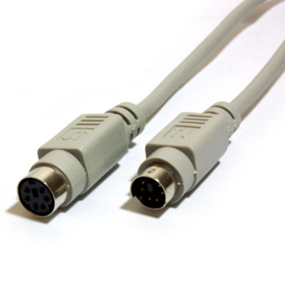 6 pin Mini-DIN for Extension Cable keyboard mouse M to F 1.35m 4.43 feet PS/2