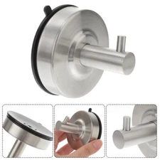 1PC Stainless Steel Suction Hooks Shower Hanging Hook Coat Hanger