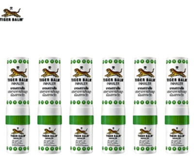 Tiger Balm Nasal Congestion Inhalers For Colling Essential Oils Menthol Herb x 6