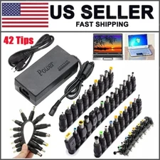 96W Universal Laptop Power Supply Charger Adapter w/ 42 Tips Notebook Charger US