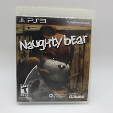 Naughty Bear PS3 Sony PlayStation 3, 2010 Complete With Manual