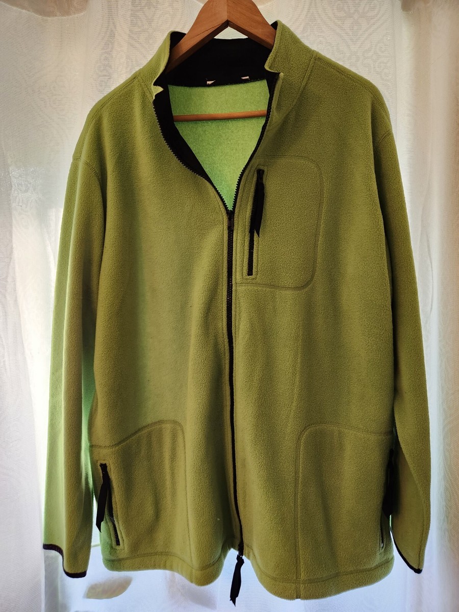 専用　ドワーフ Unlabeled Full Zip Fleece Lime Green Jacket Women's Size L/XL | eBay