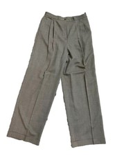 EXCELLENT VINTAGE CONDITION - Emanuel Ungaro Herringbone Pleated Slacks-Size 16
