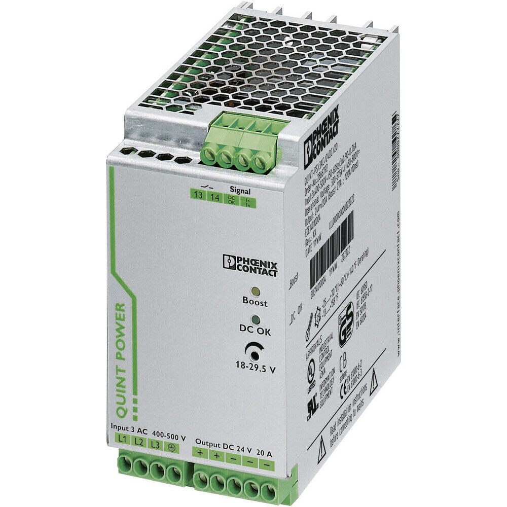 Thumbnail - Phoenix Contact Quint-ps/3ac/24dc/20 Hutschienen-netzteil (din-rail)