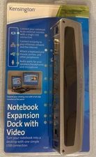 Kensington K33367 Notebook Expansion Dock With Video USB NIB