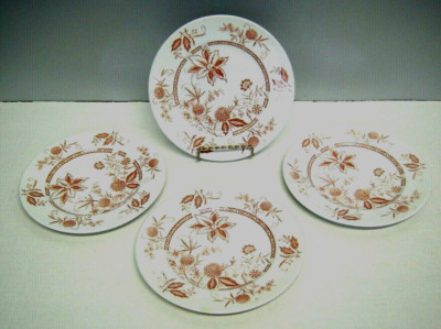 Vtg Barker Bros. Cathay-Danubel set of 4 Salad Plates 7.25'' Granny Estate Find