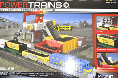 Power City Trains Bergbau Erweiterungsset - JAKKS Pacific - 2012 - Erzlader/Auto - versiegelt
