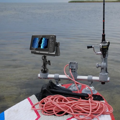 Fish Finder Mount Base Fishing Boat GPS Bracket Plate 360 Degree Swivel Universa - Picture 4 of 10
