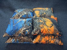 SET OF 8 TRUE TIMBER MC2 CAMOUFLAGE Regulation Size CORNHOLE BAGS
