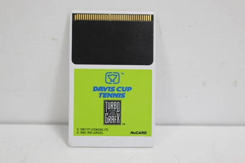 Davis Cup Tennis Turbo Grafx 16 Hu Card