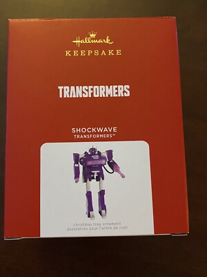Hallmark Keepsake 2021 Shockwave Transformers Christmas Tree Ornament Hasbro