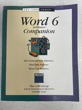 Companion Ser.: Word 6 for Windows Companion by M. David Stone and Cobb Group...