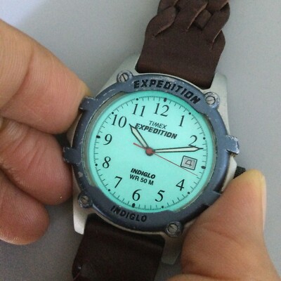 TIMEX EXPEDITION INDIGLO 文字盤グレー　 A46 TIMEX EXPEDITION INDIGLO 文字盤グレー A46 - メルカリ