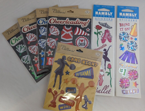 Huge lot of School Sports Stickers - Football, Basketball, Cheer, Ballet, Bike - Picture 5 of 5
