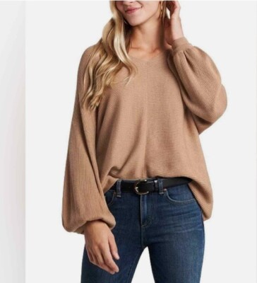 Ella Knit Bubble Sleeve Sweater