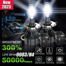 LED for Honda CRV 1997-2004 Headlight Kit H4 9003 6000K White Bulbs Hi/Low Beam