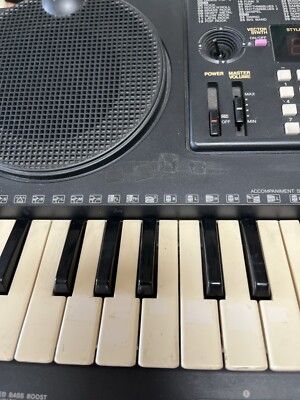 YAMAHA PSS-790 Vintage Keyboard Synthesizer 61key with AC