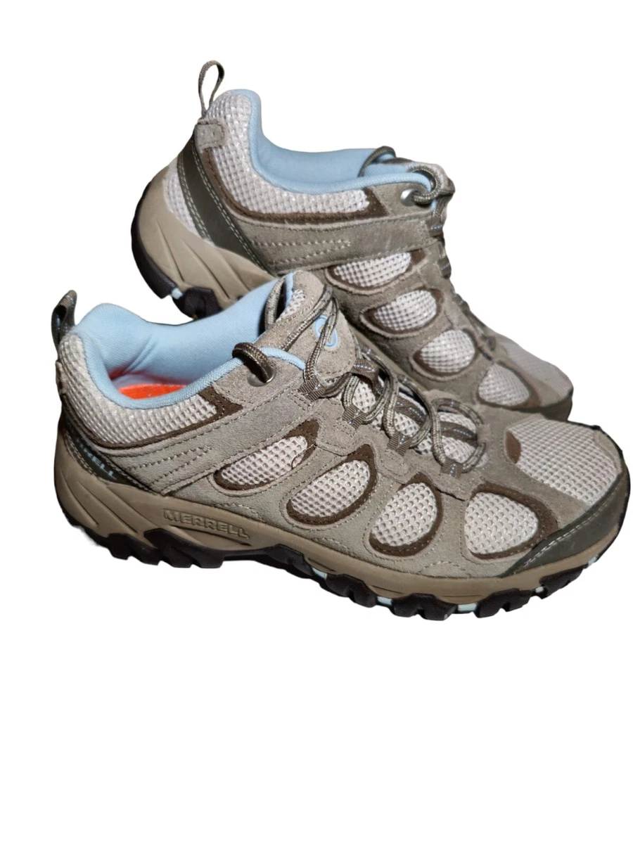 Merrell Hilltop Size 8 Women s Hiking Shoes Aluminum Dream J098328 Blue Gray