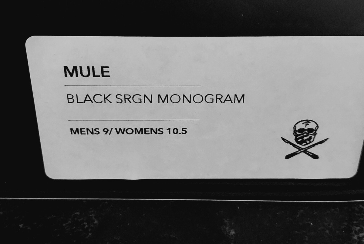 ® Men’s Surgeon Monogram Mule SURGEON MULE – SRGN Creative main image 3