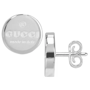 Boucles d'oreilles GUCCI argent femme accessoires L1,2xH1,2cm Made in Italy avec boite