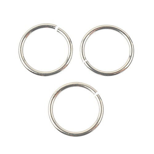 10mm Sterling Silver Jump Rings, 12ct. by Bead Landing™ - Picture 2 of 3