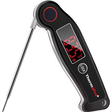 ThermoPro TP19 Waterproof Meat Cooking Thermometer Foldable Food BBQ Grill Smoke