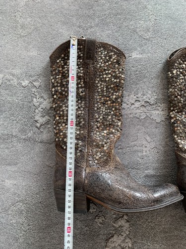 Frye Deborah Studded Tall Western Women Boot size 8 - Picture 14 of 19
