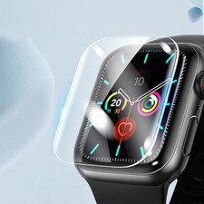 2 Packs Anti-Scratch Clear HD Tempered Film For iWatch Series SE 10/9/8/7/6/5/4