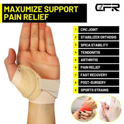 Thumb Brace-CMC Joint Protector Orthopedic Hand Support Wrist Immobilizer
