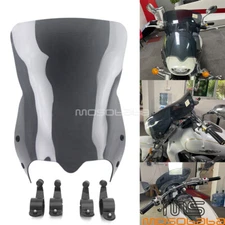 Motorcycle Front Windshield & Mount Kits For Suzuki Boulevard M109R 2006-20