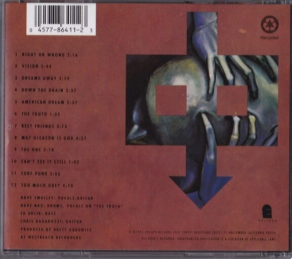 DOWN BY LAW / DOWN BY LAW - US IMPORT * NEW CD 1991 * NEU - Bild 2 von 2