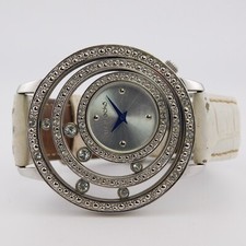 marc ecko E12528L1 Genuine Leather Quartz Ana...