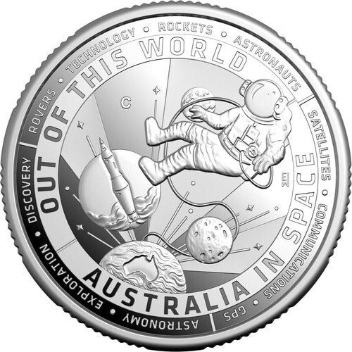 Out of this World - 2024 $1 Silver 'C' Mintmark Proof Coin IN HAND✅ Free Ship✅ - Foto 2 di 4