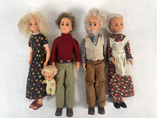 Vintage MATTEL 1973 SUNSHINE FAMILY DOLLS Group of 5 in Original Outfits EUC