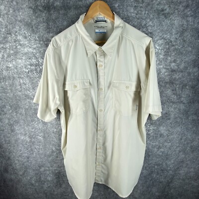 Columbia Chemise à manches courtes Tamiami II pour femme, jaune printemps, XXL, Jaune printemps, TT-Grand