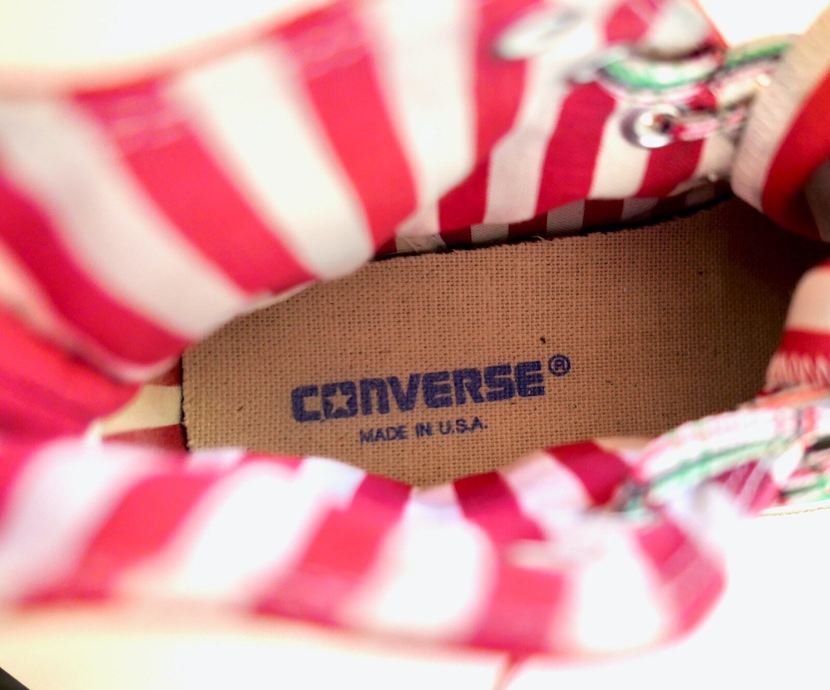 Vintage Christmas Jingle Bell Chuck Taylor Converse All Star Red