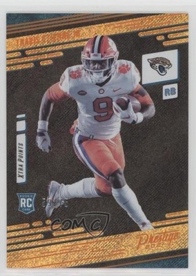 2021 Prestige Xtra Points Premium Orange 59/75 Travis Etienne Jr Rookie RC 1bi0