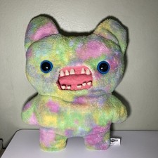 Fuggler Bigg Fugg Multi Color Monnster Zuru 18" nch Plush XL Tie-Dye Easter