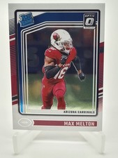 Max Melton 2024 Panini Donruss Optic Rated Rookie #277 Arizona Cardinals RC