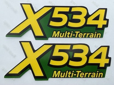 John Deere x534 Rasenmäher Aufkleber X2 UK Verkäufer