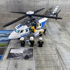 Lego City Police Helicopter. 3658. Incomplete Missing All of Manual 1 No Box