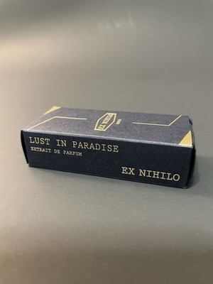 EX NIHILO  LUST IN PARADISE  GENDERFREE : EXTRAIT DE PARFUM SAMPLE NEW Vial
