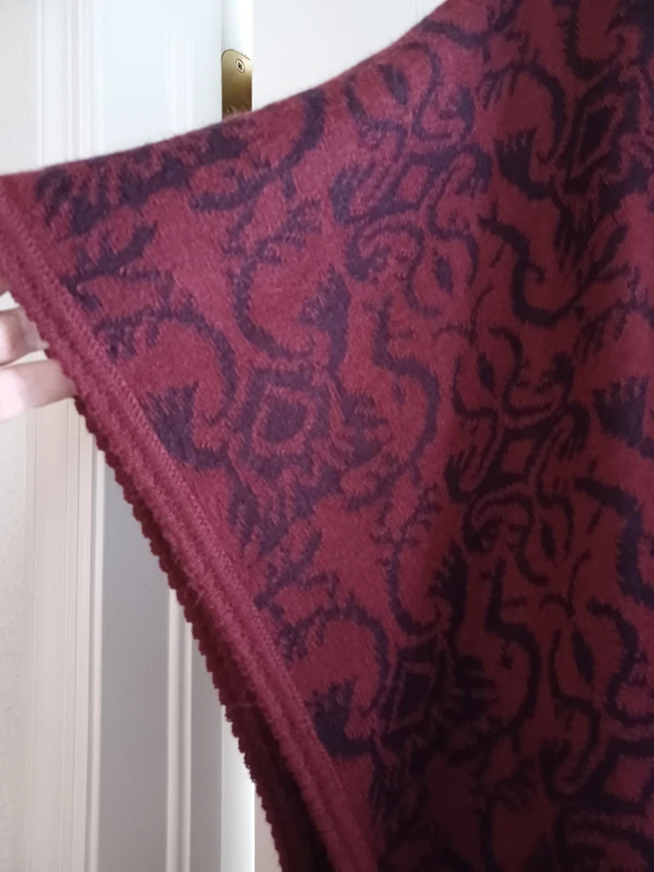 Cárdigan Novica Cabo Ruana Bufanda Flor Silvestre Peruana Alpaca Mezcla Lana OSFM Foto 2 de 4