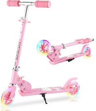 Scooter for Kids Ages 3-12 - Kids Kick Scooters with Led Light Up Wheels  3 Lev