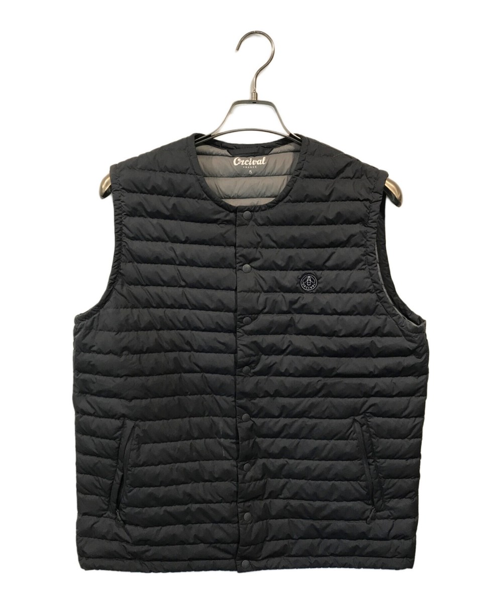 ORCIVAL inner down vest Size: 5 Black Men RC-8095 | eBay