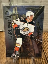 Leo Carlsson 2023-24 Metal Universe Base RC Card #151  Anaheim Ducks