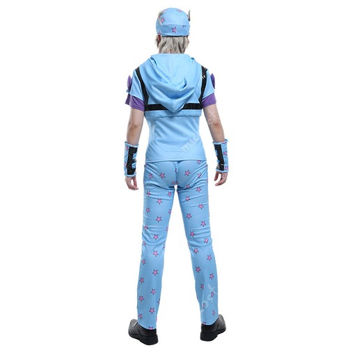 Cosplay Jojos Bizarre Adventure Johnny Joestar Costume Halloween Carnival Suits - Picture 7 of 8