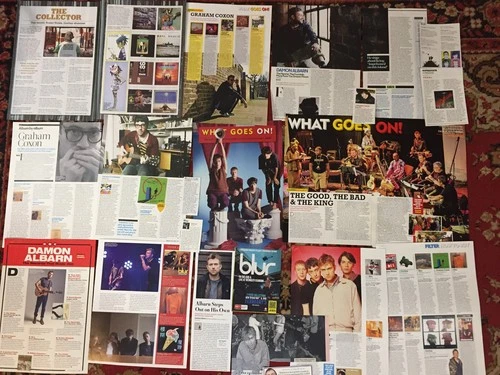 BLUR, DAMON ALBARN, GRAHAM COXON - Over 20 UK Clippings
